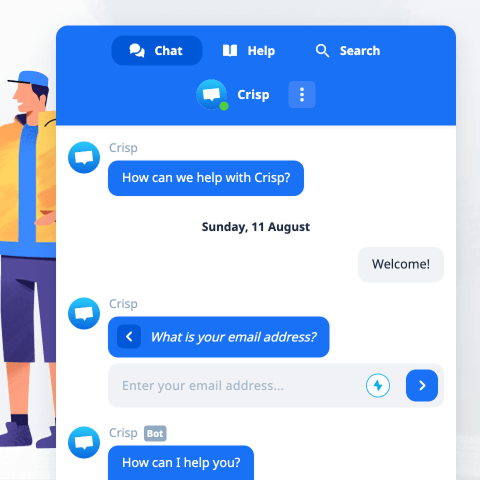 Online chats example